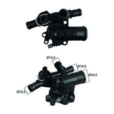 Termostat, chladivo MAHLE TI 248 83