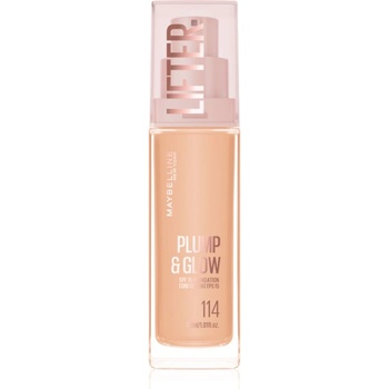 Image 1 of Maybelline new york Lifter Plump & Glow озаряващ фон дьо тен за естествен вид цвят 114 30ml