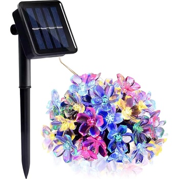 Kobi LED RGB соларен гирлянд 50xLED/0, 12W/1, 2V 1xAA IP44 600 mAh (KB0365)