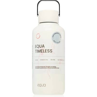 Equa Timeless fľaša na vodu z nehrdzavejúcej ocele malá farba C'est La Vie 600 ml