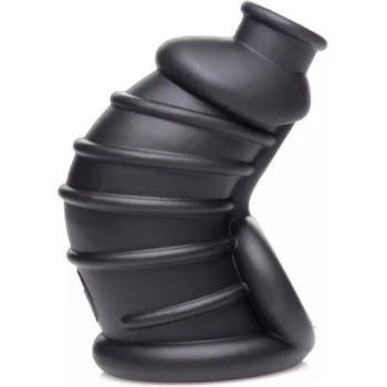 Image 1 of XR Brands Силиконова пенис клетка Dark Chamber