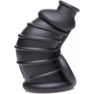 XR Brands Силиконова пенис клетка Dark Chamber