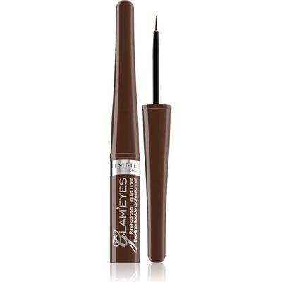 Rimmel London Glam Eyes Liquid Liner oční linky 2 Brown Velvet 3,5 ml – Zboží Dáma