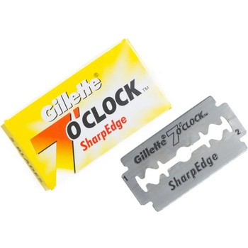 Gilette Класически ножчета за бръснене - Gillette 7 O'Clock Sharp Edge (5 бр) Ножчета за бръснене