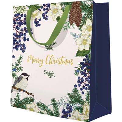Paw Taška PAW lux střední Christmas Sparrow /10/ ,balení 10 ks