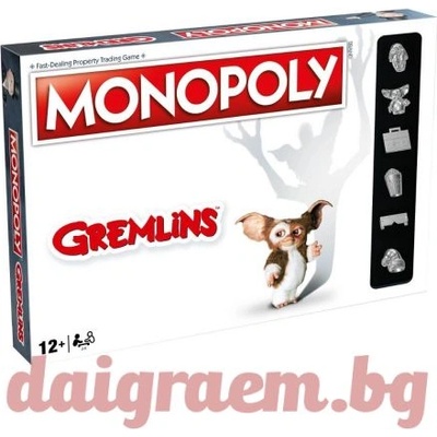 Winning Moves Настолна игра Монополи Гремлините, Monopoly Gremlins (WM01402)