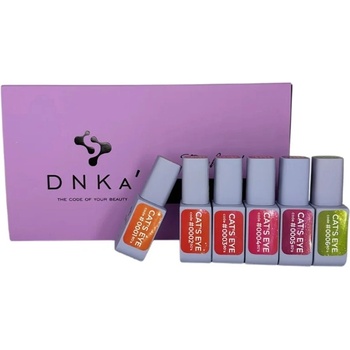 DNKa Комплект гел лакове ДНКа Котешко око 5+1 (ftcgp001-007)