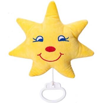 Mikro Плюшена звезда 20см с музикален механизъм за навиване