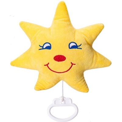 Mikro Плюшена звезда 20см с музикален механизъм за навиване