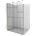 Mexen Kioto L душ параван Walk-in 90 x 200 см, черен модел, златист мат - 800-090-103-55-78 (800-090-103-55-78)