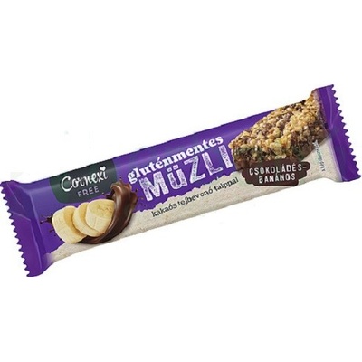 Cornexi Bezlepková Müsli tyčinka čokoláda a banán polomáčená 25 g
