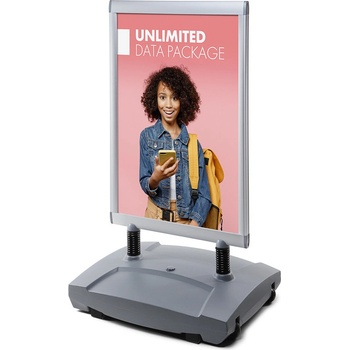 Jansen Display Windtalker Excel 700 x 1000 mm základňa plniteľná vodou, 812 x 1407 mm