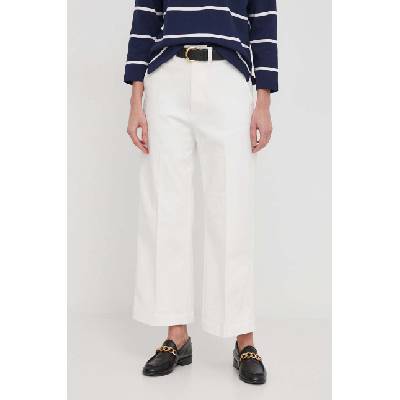 Ralph Lauren Панталон Polo Ralph Lauren в бежово с широка каройка, висока талия 211873988 (211873988)
