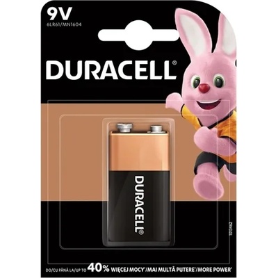 Duracell Батерия алкална Duracell, 6LR61, 9V, 1 бр (81427226)