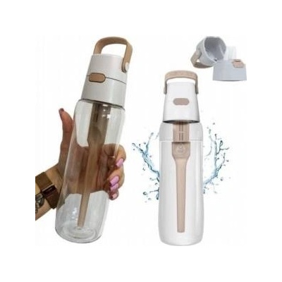 Dafi Filtering Bottle with Beige Filter Dafi 0.7l by Joanna Krupa
