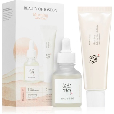 Beauty of Joseon Morning Rice Duo Set комплект да уеднакви цвета на кожата