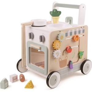 2Kids Toys Дървена проходилка 2Kids Toys - Монтесори, с кухня (NEW025086) - ozone Проходилка