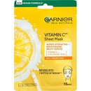 Garnier Hydratačná textilné maska pre rozjasnenie pleti s vitamínom C 28 g