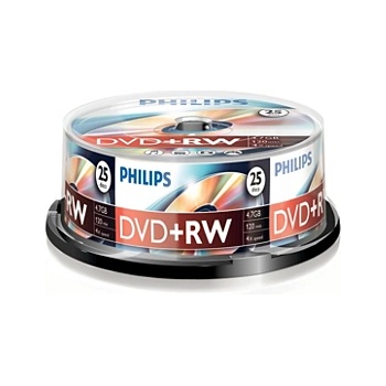 Philips DW4S4B25F/00 празен DVD диск 4, 7 GB (DW4S4B25F/00) (DW4S4B25F/00)
