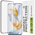 Techsuit Протектор за Honor 90 - 111D Full Cover / Full Glue Glass / 3D Curved Screen - Черен