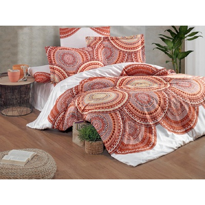 Brotex satén obliečky Inferno natur zipsový uzáver 220x240 70x90