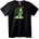 NOONEBRAND Тениска Мистична змия и книга - 3XL, Black