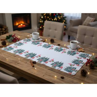 MyBestHome TREND Vánoční běhoun Christmas ELF 40x85 cm