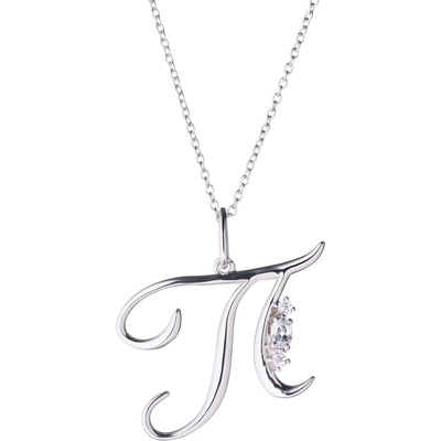 Silenti Jewelry Сребърно колие "П