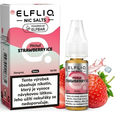Elf Bar Elfliq Salt Strawberry Ice 10 ml 20 mg