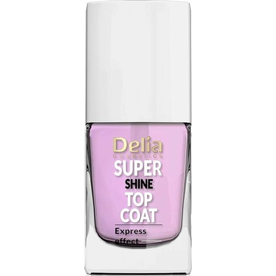 Delia Cosmetics - Super Shine vrchní lak Top Coat - Olej z acai - Rychleschnoucí - 11 ml