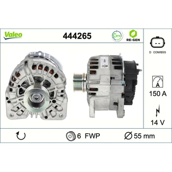 Alternátor VALEO 444265