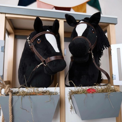 Hobby horsing koník Bieco na tyči černý – Sleviste.cz