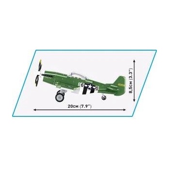 Vincobiosis Конструктор Cobi North-American P-51D Mustang, 150 части