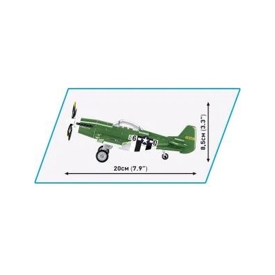 Vincobiosis Конструктор Cobi North-American P-51D Mustang, 150 части