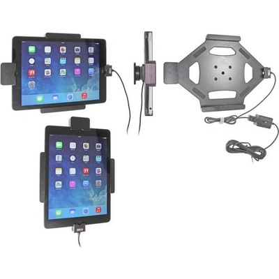 Brodit držák do auta na Apple iPad 9.7 New, bez pouzdra, se skrytým nabíjením, s pružinovým jištěním 547577