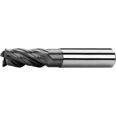 S141602N.060 AlCrN | Fréza válcová čelní Ø6x13x57, Z4, λ 35°-38°, DIN 6527L, SK, AlCrN, N