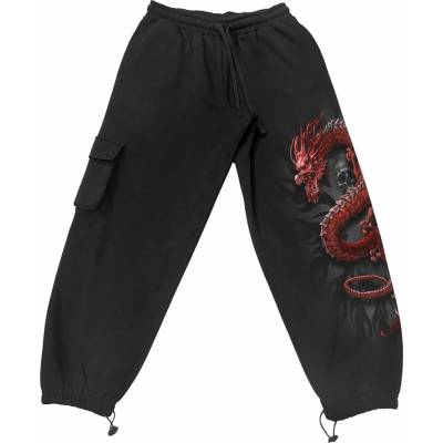 Spiral Stairs Unisex Cargo Oriental Dragon čierna