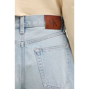 Calvin Klein Jeans къс панталон дамски деним (LV047F773G)