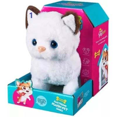 Manyuk Toys Интерактивно плюшено коте, 18 см (mc-1096)