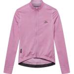 CafÉ du cycliste Дамска фланелка с дълъг ръкав за колоездене CAFÉ DU CYCLISTE Women's Charlie Cycling jersey - Cold Dye Pink Shadow (156-3131-0112)