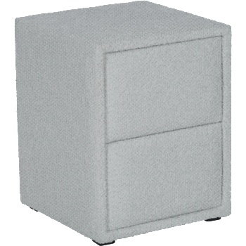 Carmen Нощно шкафче за спалня diana - светлосив 326