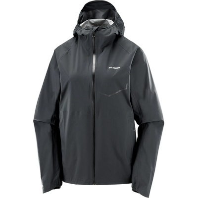 Salomon Дамско яке за бягане Salomon Women's Bonatti Waterproof Jacket Running jacket - Deep Black - размер XL (128-0662-0115)
