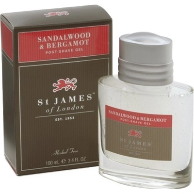 St James of London Sandalwood & Bergamot gél po holení 100 ml