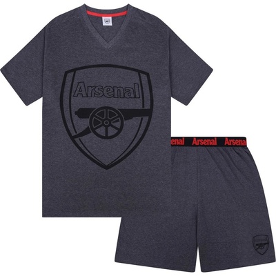 Fan Store FC Arsenal pyžamo krátké tmavě šedé