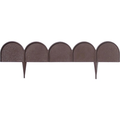 IKRA GARDEN LINE OBRUBA ZATĹKACIA HNEDÁ 10mxh9CM
