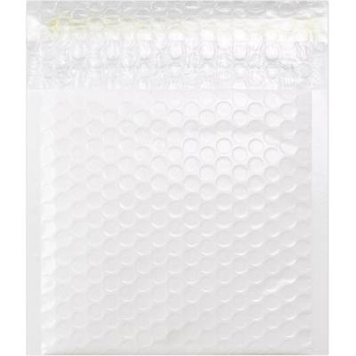 Polyetylenové lesklé bublinkové obálky - 165 x 165 mm - Bílá