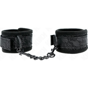 Маншети за китки с мека подплата - Kink Dark Lace Cuffs (D-241008)
