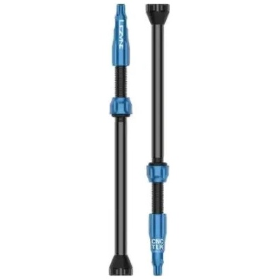Lezyne CNC TLR Valve bezdušový ventil 60 mm modrý