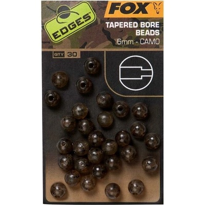 Fox Korálky Edges Camo Tapered Bore Bead 6mm 30ks