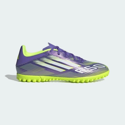 adidas F50 CLUB TF fialová žltá biela